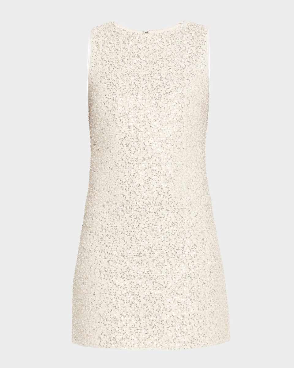 Cade Embellished Tweed Mini Dress